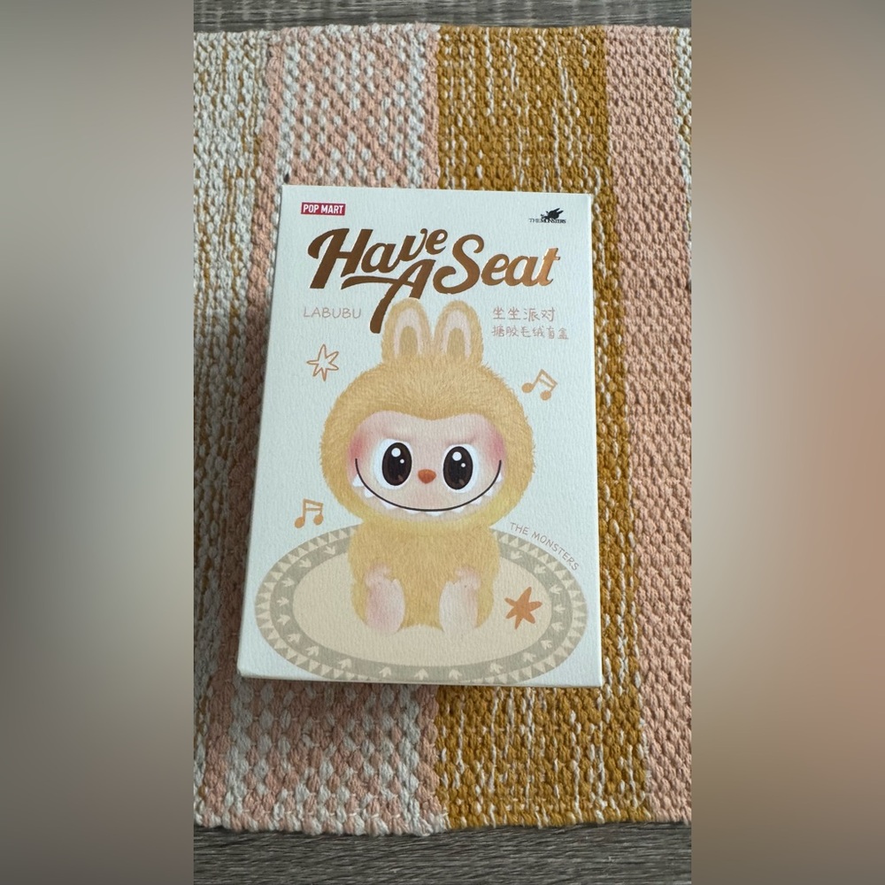 POPMART - LABUBU Have a Seat - Authentic SEALED (US) HEHE - Picture 2 of 6
